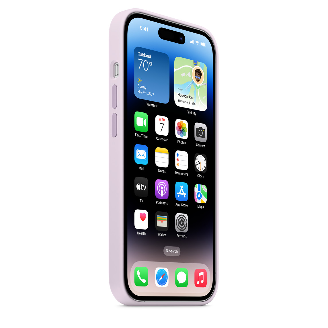 Apple Funda de silicona para iPhone 15 Pro Max con MagSafe - Azul tormenta